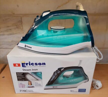 اتو بخار اریکسون مدل 2148کفی نانو سرامیک|Ericson|توان 2200 وات